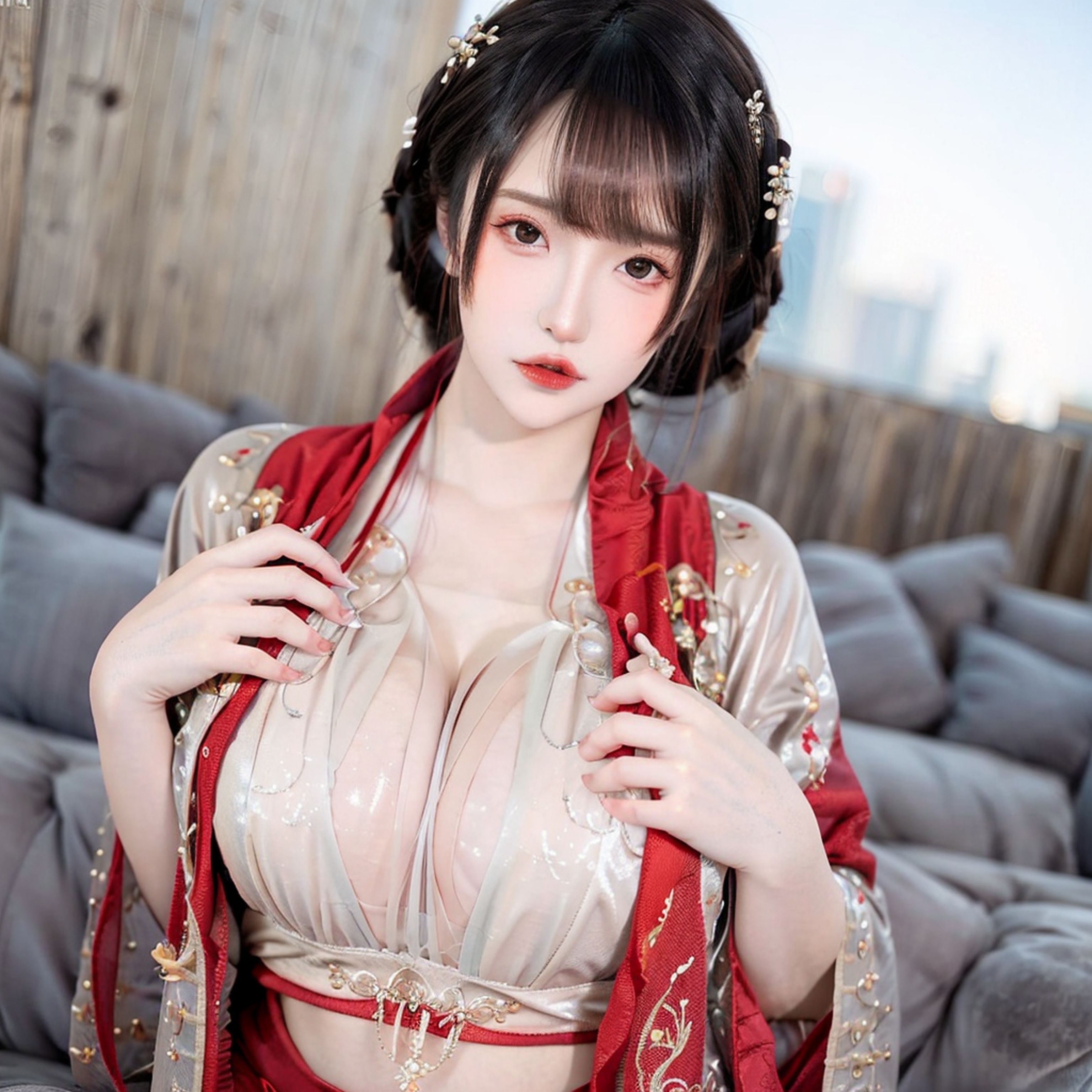 【AI绘画】汉服美女写真